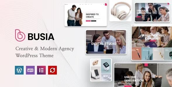 Busia Creative Agency Theme Nulled