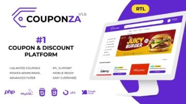 Couponza- Ultimate Coupons & Discounts Platform Nulled