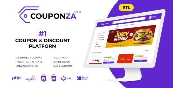 Couponza- Ultimate Coupons & Discounts Platform Nulled