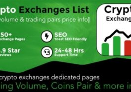 Cryptocurrency Exchanges List Pro Nulled Free Download