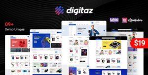 Digitaz – Electronics Elementor WooCommerce Theme Nulled