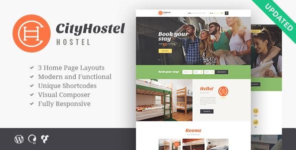 Free Download City Hostel Theme Nulled