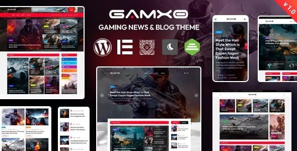 Gamxo WordPress Gaming News & Blog Theme Nulled