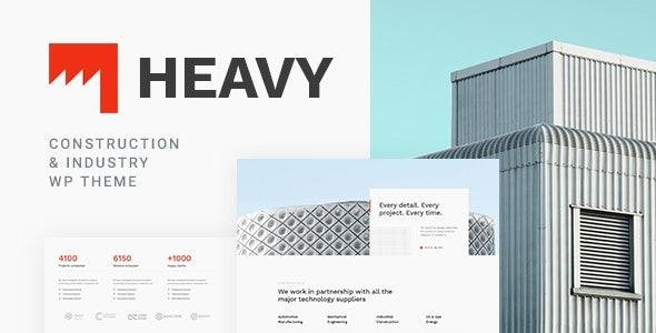 Heavy Nulled Industrial WordPress Free Download