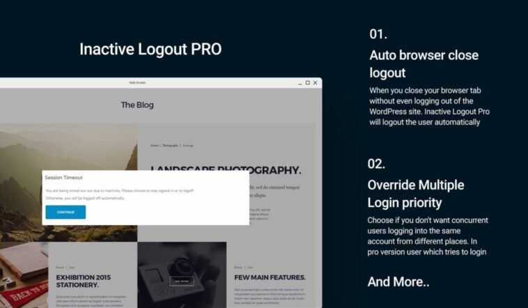 Inactive Logout Pro Nulled Free Download