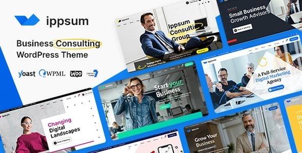 Ippsum Nulled Business Consulting WordPress Theme Free Download