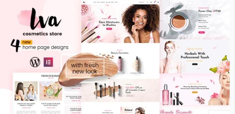 Iva Nulled Beauty Store, Cosmetics Shop Free Download