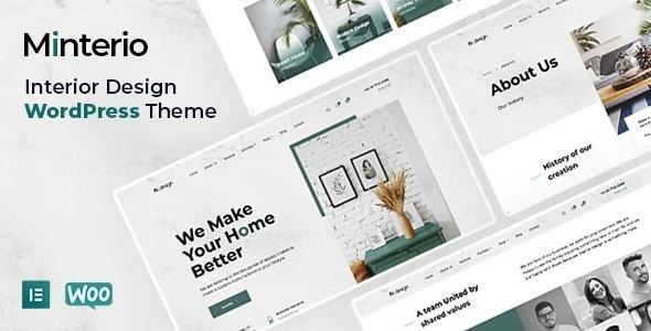 Minterio Nulled Interior Design WordPress Theme Free Download