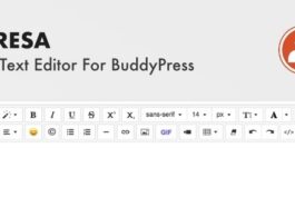 Miresa WordPress Rich Text Editor For BuddyPress Nulled