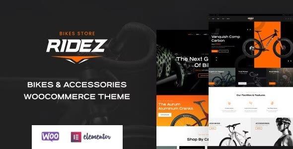 Ridez Bike Shop Elementor WordPress Theme Nulled