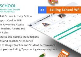 School Management System for WordPress Nulled Free Download