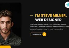 Tunis Personal Portfolio React Template Nulled