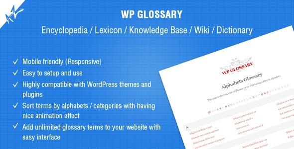 WP Glossary Nulled Encyclopedia Lexicon Knowledge Base Wiki Dictionary Free Download