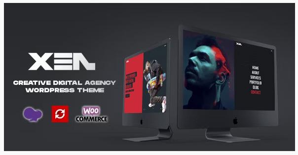 XEN Nulled Creative Portfolio Agency WordPress Theme Free Download