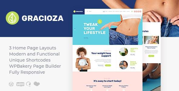 free download Gracioza Weight Loss Company & Healthy Blog WordPress Theme nulled