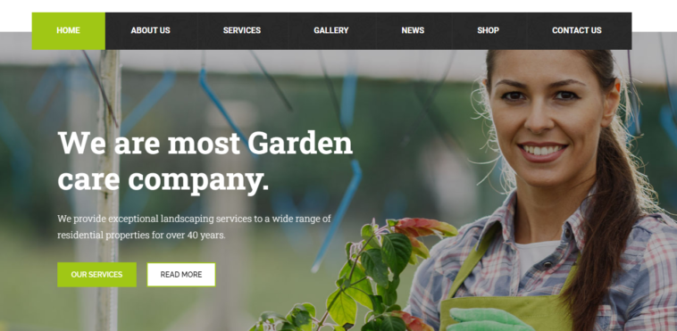 free download Greengia - Gardening, Lawn and Landscaping WordPress Theme nulled