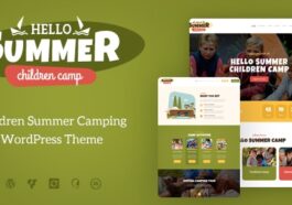 free download Hello Summer A Children Camp WordPress Theme nulled