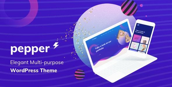 free download Pepper - Elegent Multi Purpose WordPress Theme nulled