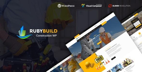 free download RubyBuild – Building & Construction WordPress Theme nulled