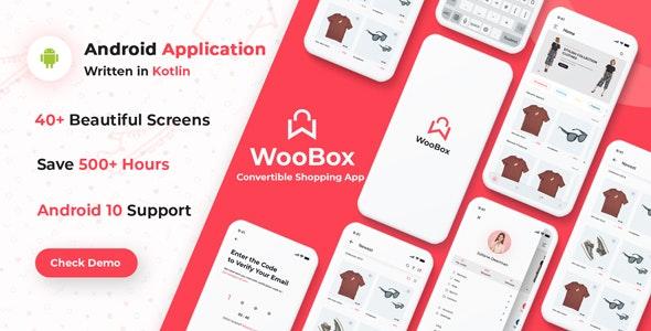 free download WooBox - WooCommerce Android App E-commerce Full Mobile App + kotlin nulled