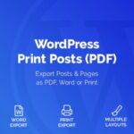 free download WordPress Print Posts & Pages nulled