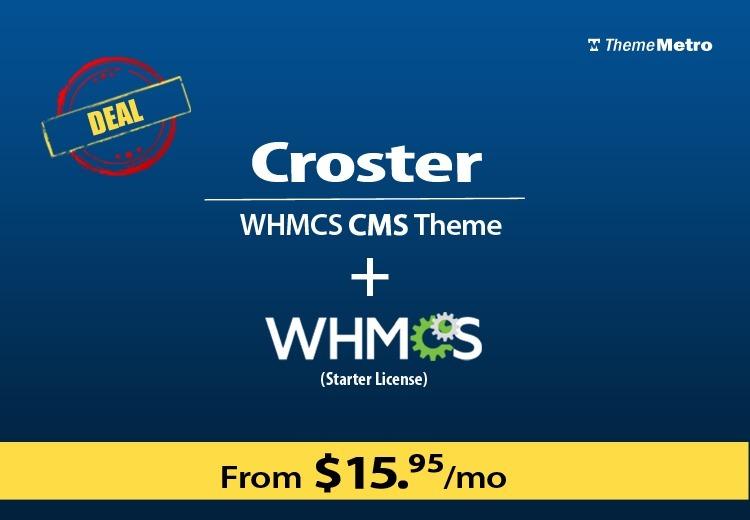 Croster – WHMCS CMS Theme Nulled [Activated] Free Download