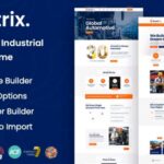 Dustrix Construction and Industry WordPress Theme Nulled