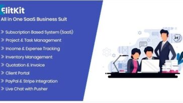 ElitKit Nulled SaaS Application for Business Free Download