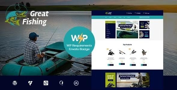 Fishing and Hunting Nulled Hobby WordPress Theme Free Download