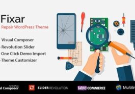 Fixar Nulled Phones & Computer Repair WordPress Theme Free Download