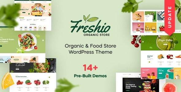 Freshio organic food and grocery store WordPress theme Nulled Free Download