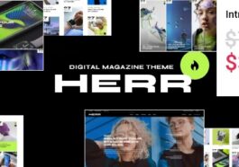 Herr - Digital Magazine Theme Nulled