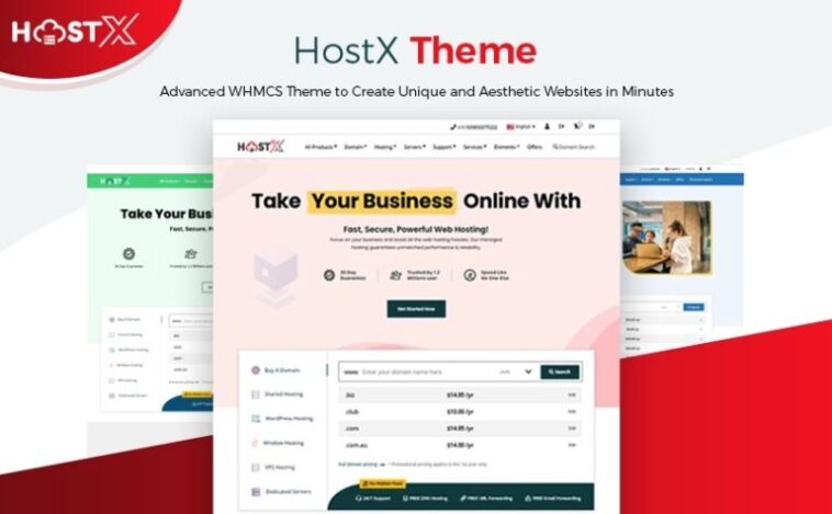 HostX WHMCS Theme Nulled [Activated] Free Download