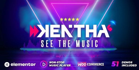 Kentha Non-Stop Music WordPress Theme with Ajax Kentha Nulled Free Download