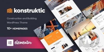 Konstruktic Construction WordPress Theme Nulled Free Download