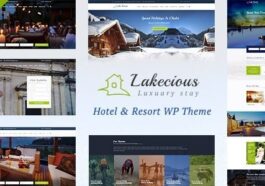 Lakecious Nulled Resort and Hotel WordPress Theme Free Download