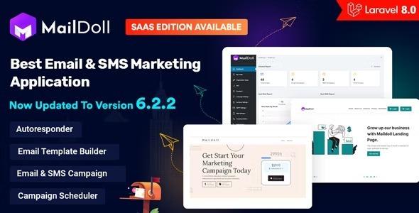 Maildoll Email Marketing & SMS Marketing SaaS Application Nulled