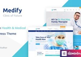 Medify Nulled Health & Clinic WordPress Theme Free Download