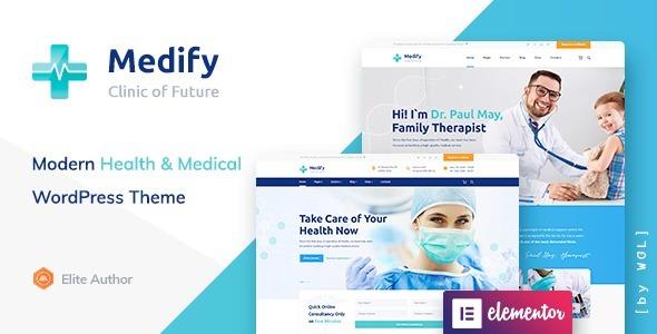 Medify Nulled Health & Clinic WordPress Theme Free Download