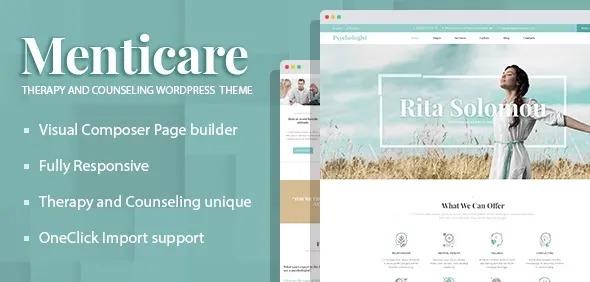 Menticare Nulled Therapy and Counseling WordPress Theme Free Download