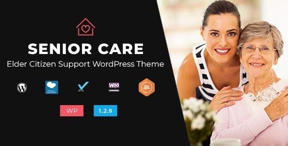 Senior Nulled Care Elder Citizen Support WordPress Theme Free Download