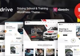 Udrive Nulled Driving School WordPress Theme Free Download