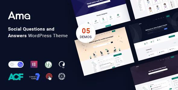 free download AMA - WordPress bbPress Forum Theme with Social Questions and Answers nulled