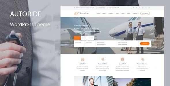 free download AutoRide - Chauffeur Limousine Booking WordPress Theme nulled