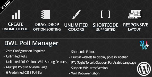 free download BWL Poll Manager nulled