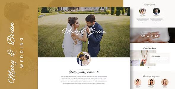 free download Brian - Wedding WordPress Theme nulled