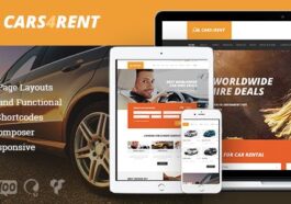 free download Cars4Rent Car Rental & Taxi Service WordPress Theme nulled