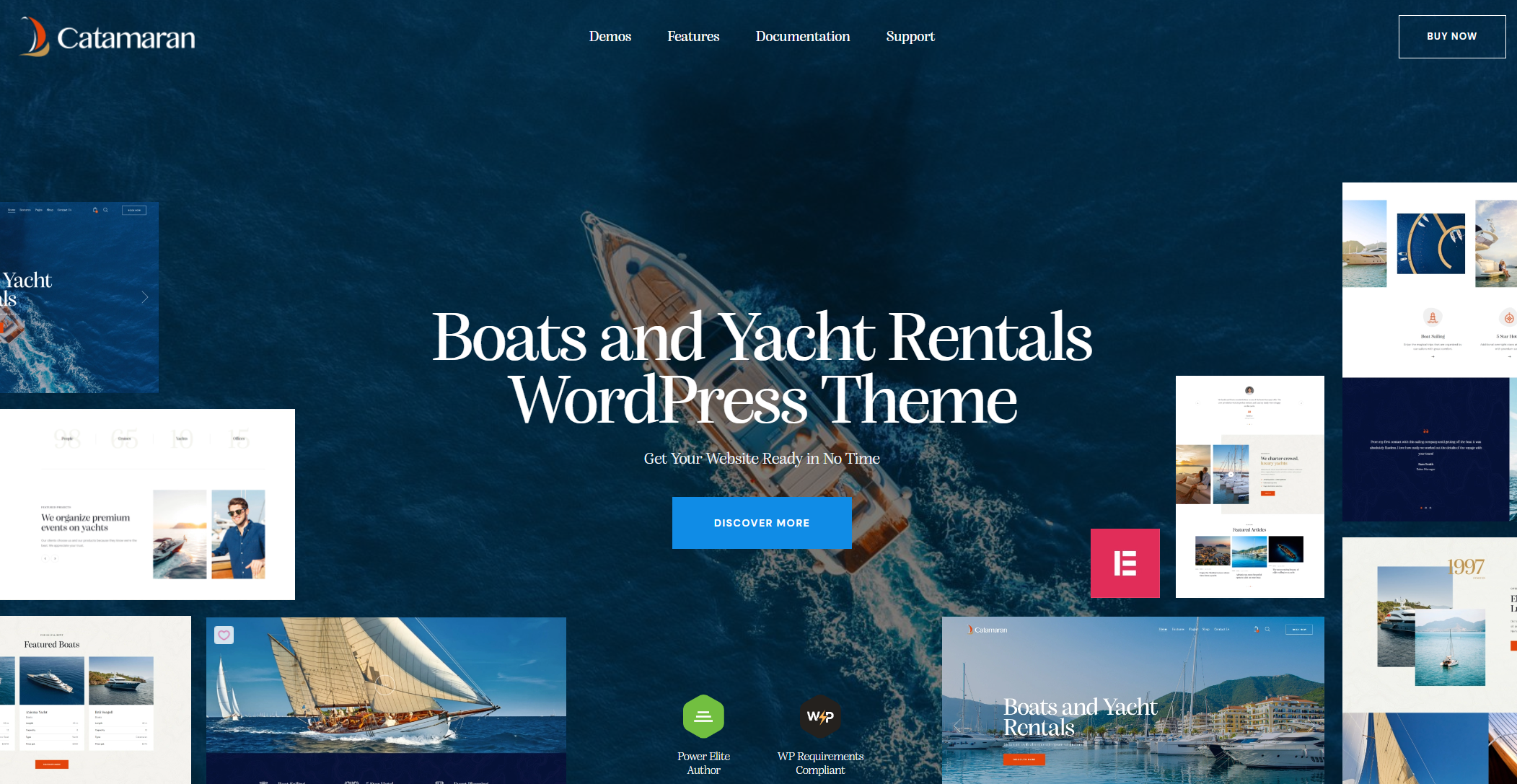 free download Catamaran - Yacht Club & Boat Rental WordPress theme nulled