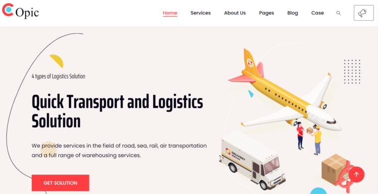 free download Copic – Transport & Logistics WordPress Theme nulled