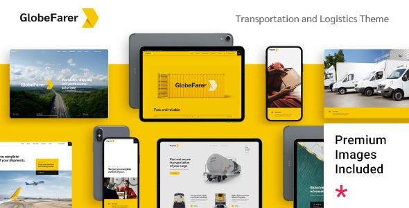 free download GlobeFarer - Transportation and Logistics Theme nulled